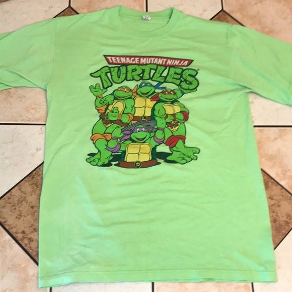 Teenage mutant ninja turtles print design t shirt - Picture 1 of 7